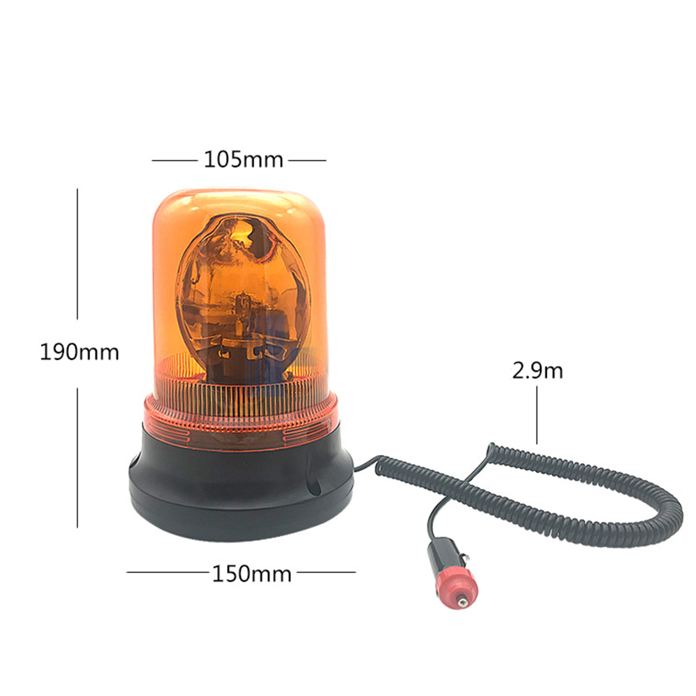 DC12/24V 15W Rotating Halogen Bulb Car Emergency Magnetic Roof Warning Light Truck Signal Indicator Ceiling Light DC12/24V 15W Rotating Halogen Bulb Car Emergency Magnetic Roof Warning Light Truck Signal Indicator Ceiling Light